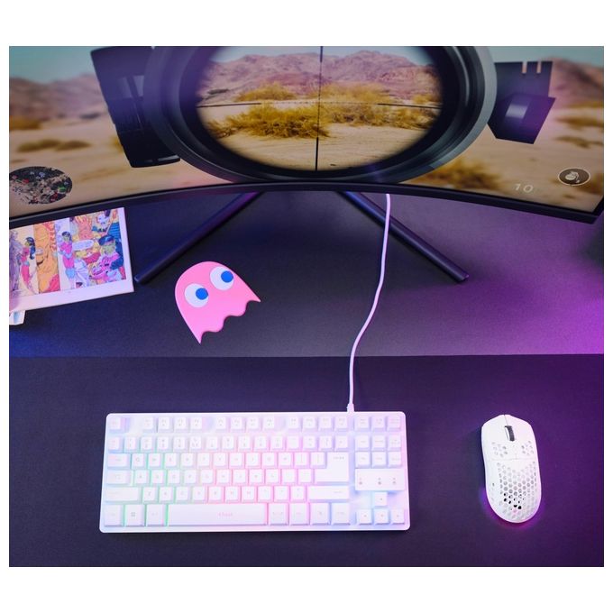 Trust GXT 929 Helox Mouse da Gaming Mano Destra RF Wireless Ottico 4800 DPI