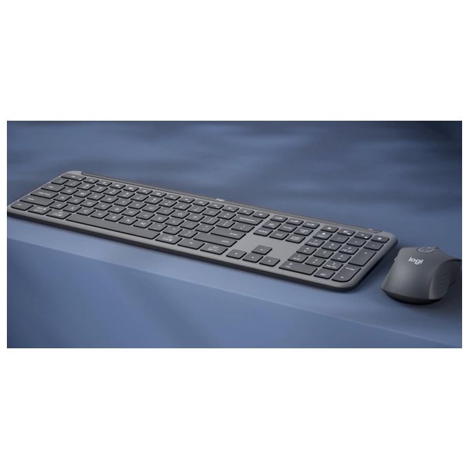 Logitech 920-012507 Signature Slim MK950 for Business Kit Tastiera e Mouse Wireless Bluetooth QWERTY Italiano colore Grafite