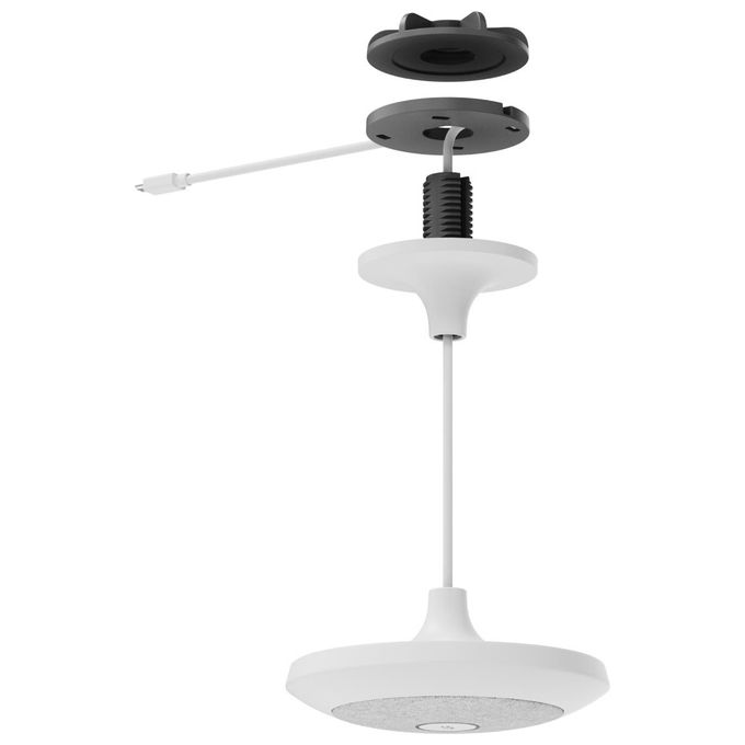 Logitech 952-000123 Supporto a sospensione per microfono Rally Mic Pod colore Bianco