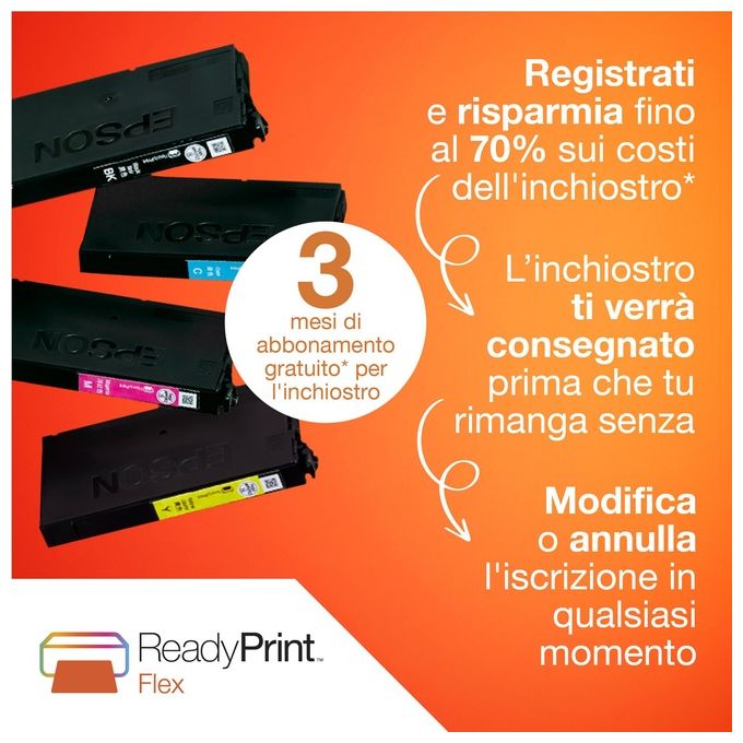 Epson C11CK64402 WorkForce WF-2910DWF Stampante Multifunzione Inkjet A4 33 ppm 5760x1440 DPI Wi-Fi USB Fax colore Nero
