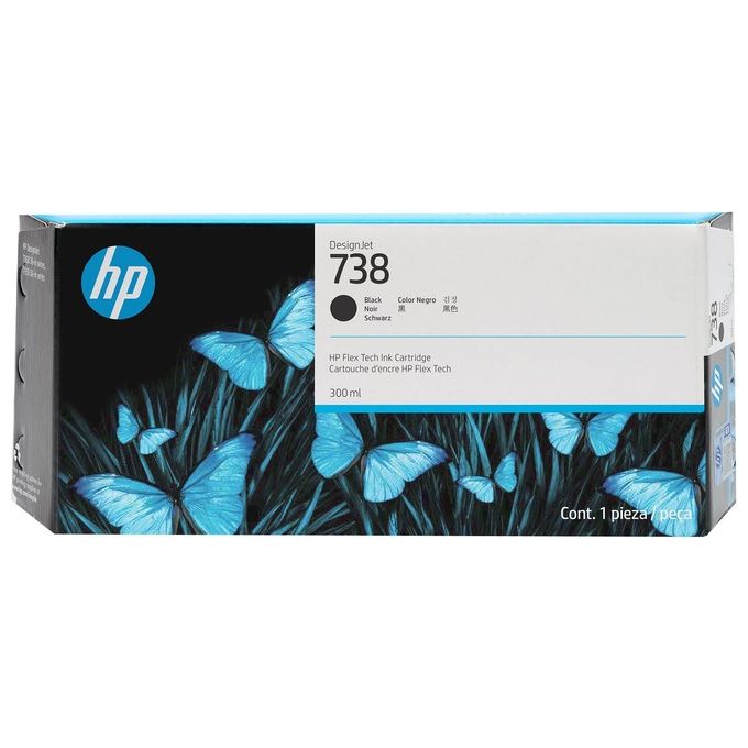 HP 498N8A Cartuccia di inchiostro DesignJet 738 300 ml colore Nero