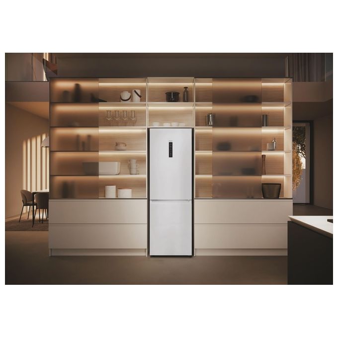 Haier HDPW5618DNPW Serie 5 Pro Frigorifero Combinato 352 L 185 cm Classe D 35 dB No Frost Wi-Fi colore Bianco