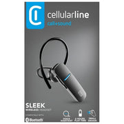 Cellular Line Auricolare Sleek Bluetooth Nero