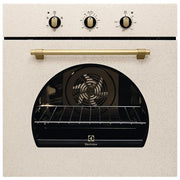 Electrolux ROB2201AON Forno Elettrico Multifunzione da Incasso Capacita' 68 Litri Classe energetica A 5 Programmi InfiSpace Aqua Cleaning 60 cm Sabbia