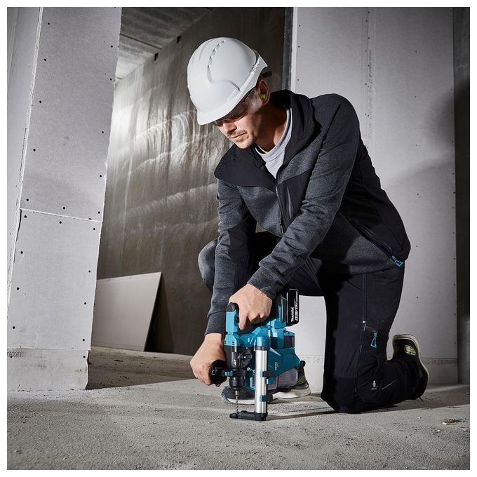 Makita DHR183RTWJ Martello Perforatore SDS-plus 18V Batteria 1,7 J Motore Senza Spazzole Luce Integrata Impugnatura Antivibrazioni colore Nero Verde