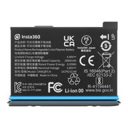 Insta360 CINAQBT-A Batteria per fotocamera 1800 mAh per Insta360 X3 colore Nero