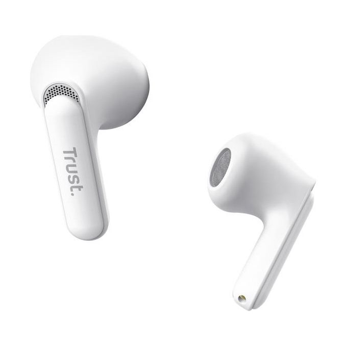 Trust Yavi Auricolare True Wireless Stereo (TWS) In-ear Musica e Chiamate USB tipo-C Bluetooth Bianco