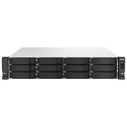 QNAP TS-H1887XU-RP NAS Armadio 2U Intel Xeon E-2336 32 GB DDR4 QuTS hero Nero Bianco