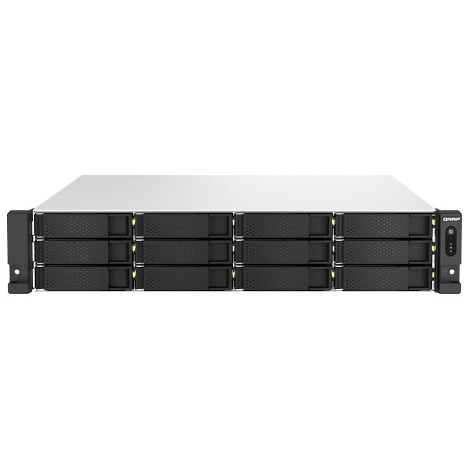 QNAP TS-H1887XU-RP NAS Armadio 2U Intel Xeon E-2336 32 GB DDR4 QuTS hero Nero Bianco