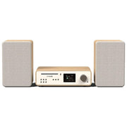 Pure 252807 Classic Stereo Microsistema HiFi DAB+ FM CD Bluetooth 5.2 Wi-Fi Spotify 50W colore Bianco Quercia
