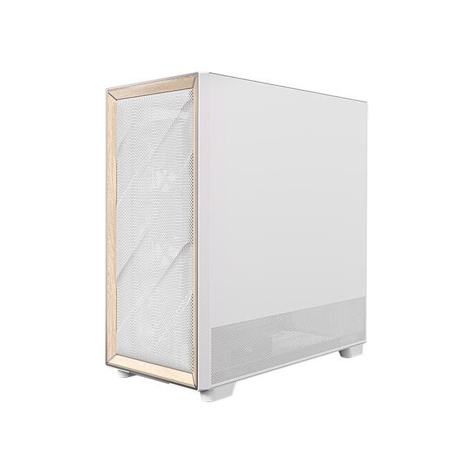 Antec FLUX WHITE Case PC Mid Tower con Vetro Temperato e Pannello Frontale in Legno di Betulla Supporto Radiatore 420 mm 5 Ventole PWM Incluse colore Bianco