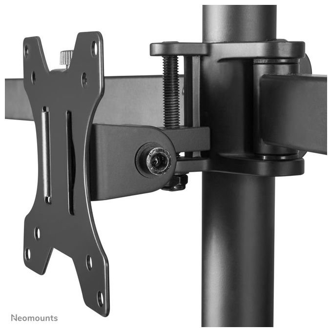 NewStar Triple Desk Mount Montaggio a Scrivania per 3 Schermi Lcd Dimensione Schermo 10''-27'' Nero