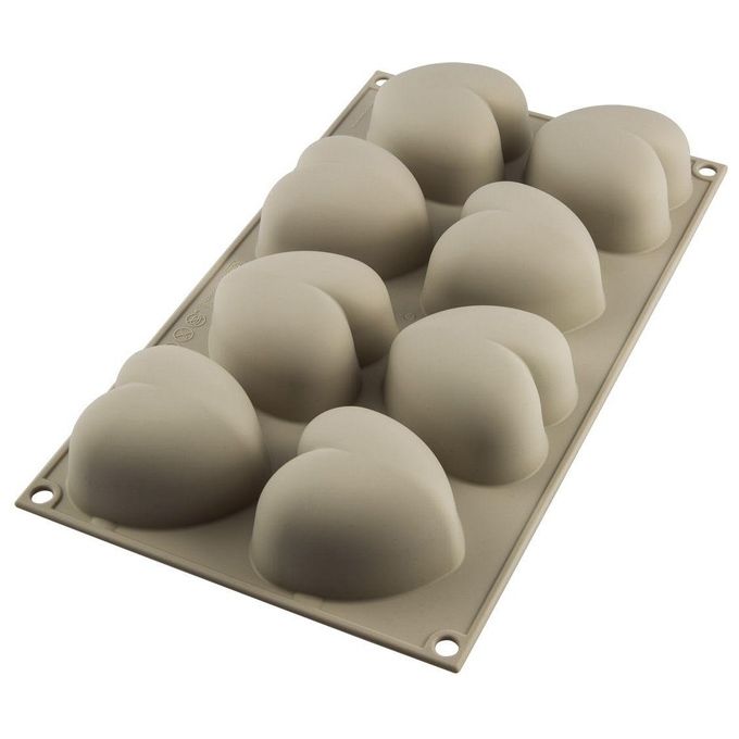 Silikomart Stampo Dolci Cuoricini 8 Forme