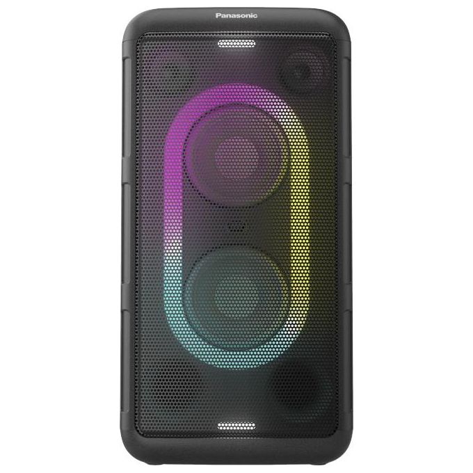 Panasonic SC-BMAX10E-K Altoparlante Portatile Bluetooth 150W 4 Altoparlanti Batteria 15h Radio FM Display LCD Luci LED colore Nero