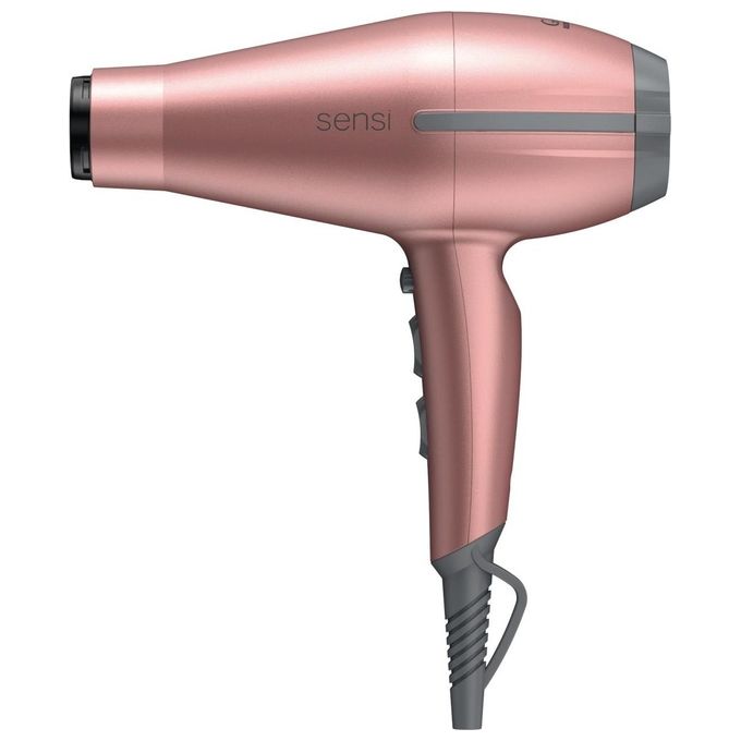 Ga.ma GH3319 Tempo 5D Sensi Asciugacapelli 2200 W Ceramica Ioni e Ozono 2 velocita' 3 temperature bocchetta e diffusore colore Rosa