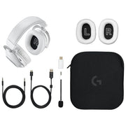 Logitech G 981-001269 PRO X 2 Cuffie Gaming Wireless con Bluetooth e DTS Headphone X 2.0 Driver Grafene 50 mm Microfono Rimovibile colore Bianco