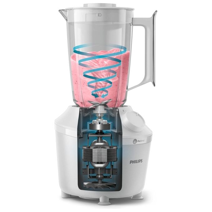 Philips HR2041-00 3000 Series Frullatore da Tavolo ProBlend 450W 1,9 L 4 velocita' Tritaghiaccio colore Bianco