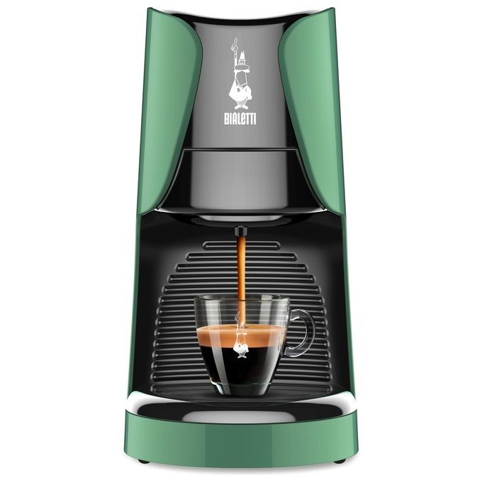 Bialetti 098150531 Dama Macchina da caffe' a Cialde ESE 0,4 L 15 bar 1450 W con 30 Cialde ESE 44mm incluse colore Rosso