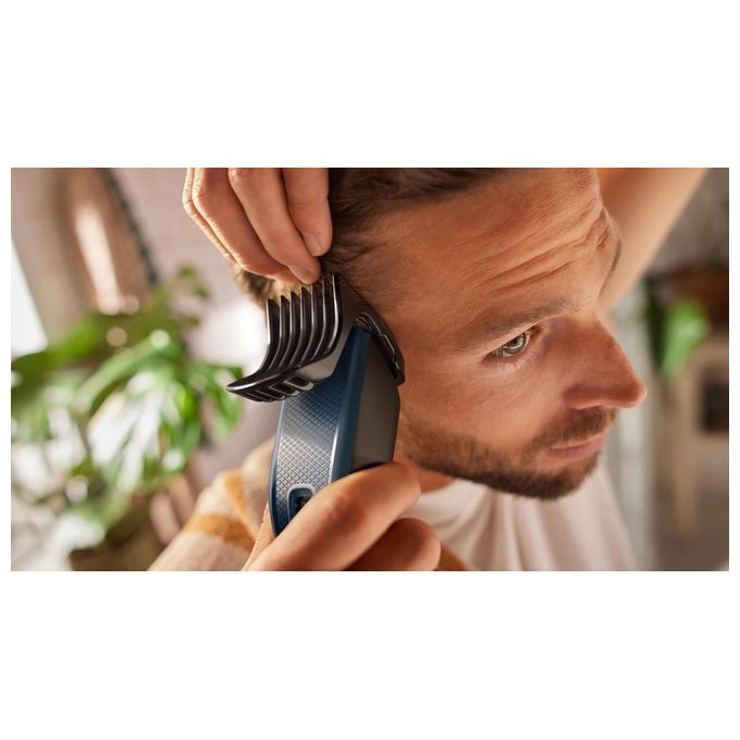Philips HC3505-15 Hairclipper Series 3000 Regolacapelli con Lame in Acciaio Blu