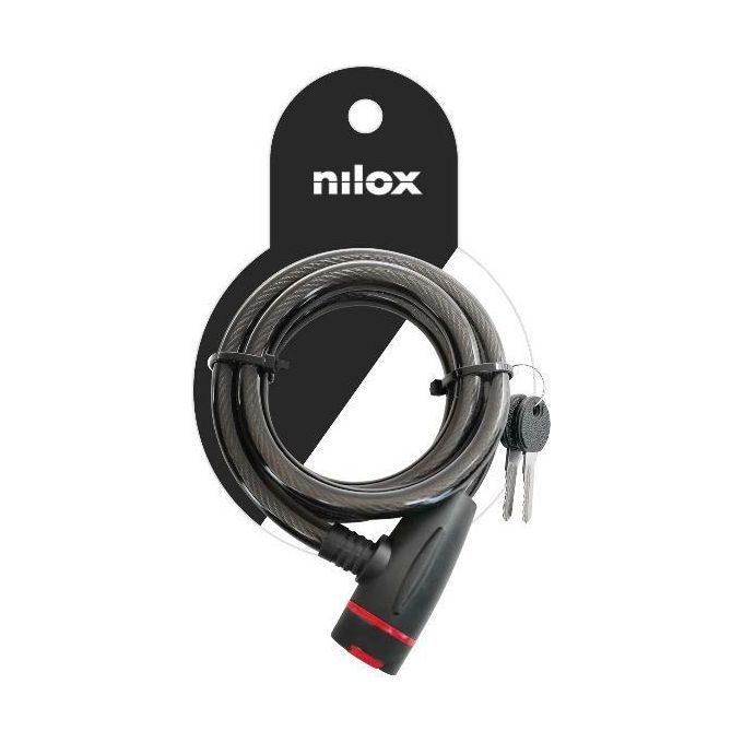 Nilox NXPLCABLEL Lucchetto Con Cavo Per E-bike-Mono Splitpattini