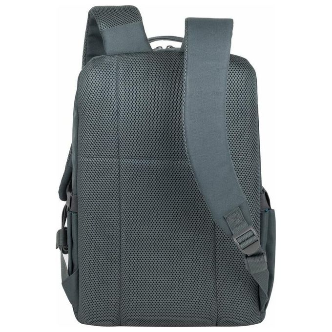 Rivacase 8265DG Collezione Ulsan Zaino per Laptop 15.6'' Poliestere Resistente all'Acqua Tasca Imbottita in Neoprene Colore Grigio Scuro