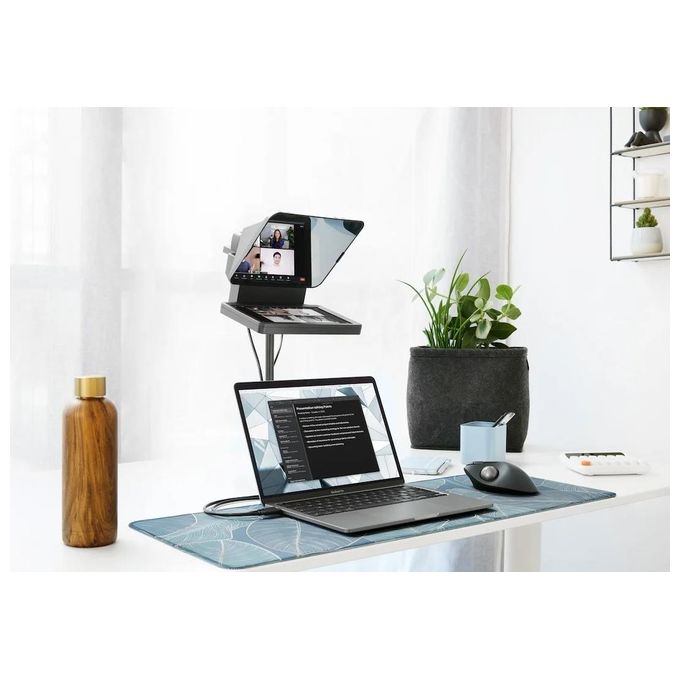Elgato 10WAD9901 Prompter Teleprompter schermo integrato 9'' 1024x600 USB-C compatibile DSLR Webcam Smartphone colore Nero