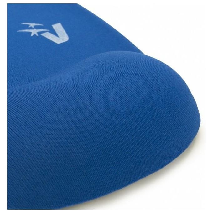 Vultech MP-02B Tappetino per Mouse con Gel Ergonomico Blu