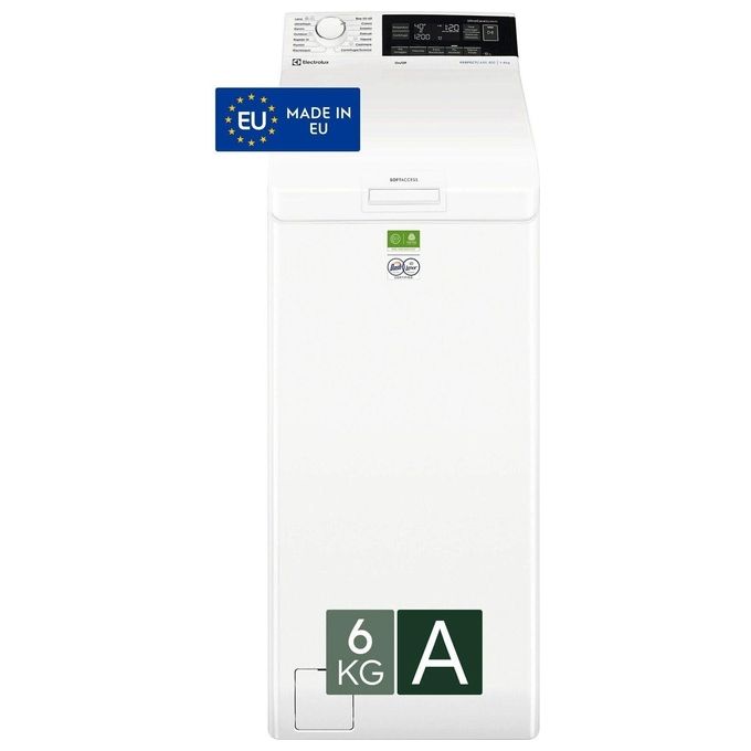 Electrolux EW8T363A Lavatrice Caricamento dall'Alto 6Kg 1251 Giri-min Bianco