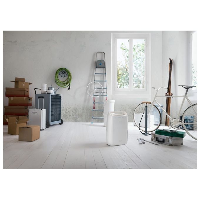 De'Longhi DEX210SF Tasciugo AriaDry Deumidificatore Portatile 10 L-24h fino a 45 m³ 36 dB Filtrazione 3 Azioni Asciugabiancheria colore Bianco