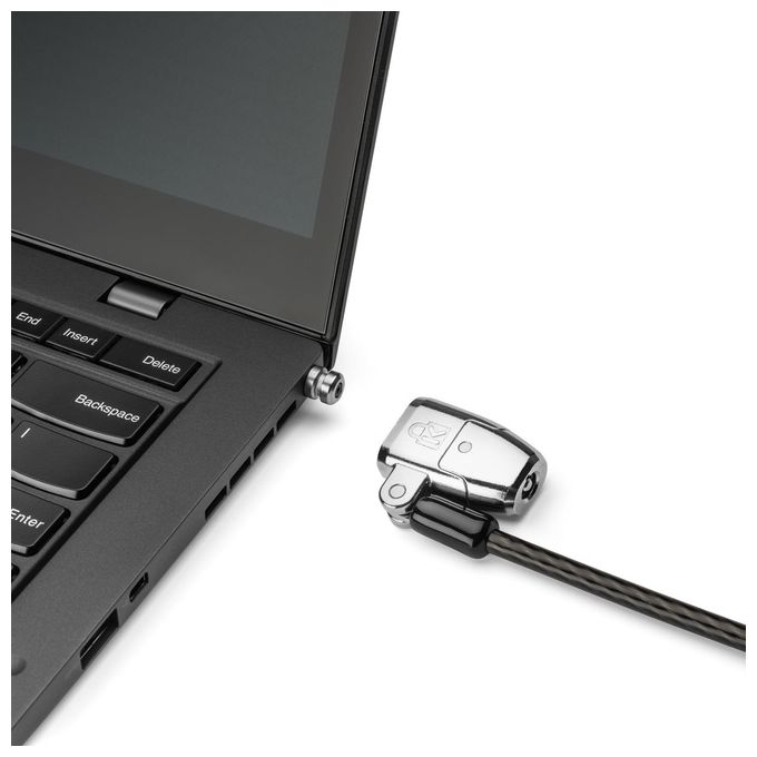 Kensington K68102EU Lucchetto universale per laptop con chiave ClickSafe 2.0 3-in-1 Cavo 180 cm Acciaio al carbonio colore Nero