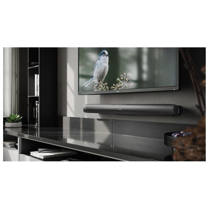 Sharp HT-SB100 Soundbar 2.0 75 W Bluetooth 5.1 HDMI ARC colore Nero