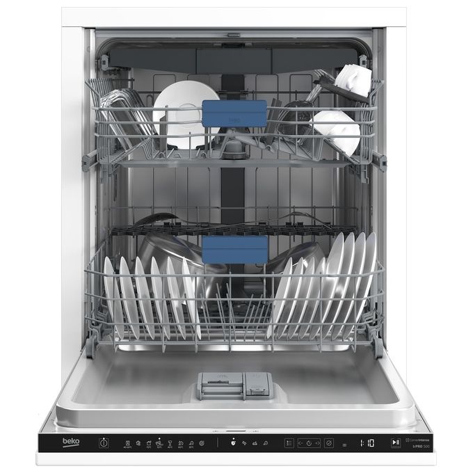 Beko BDIN38651C bPRO 500 Lavastoviglie Incasso 16 coperti Classe B 43 dB 8 programmi CornerIntense (82x60x55 cm) colore Nero
