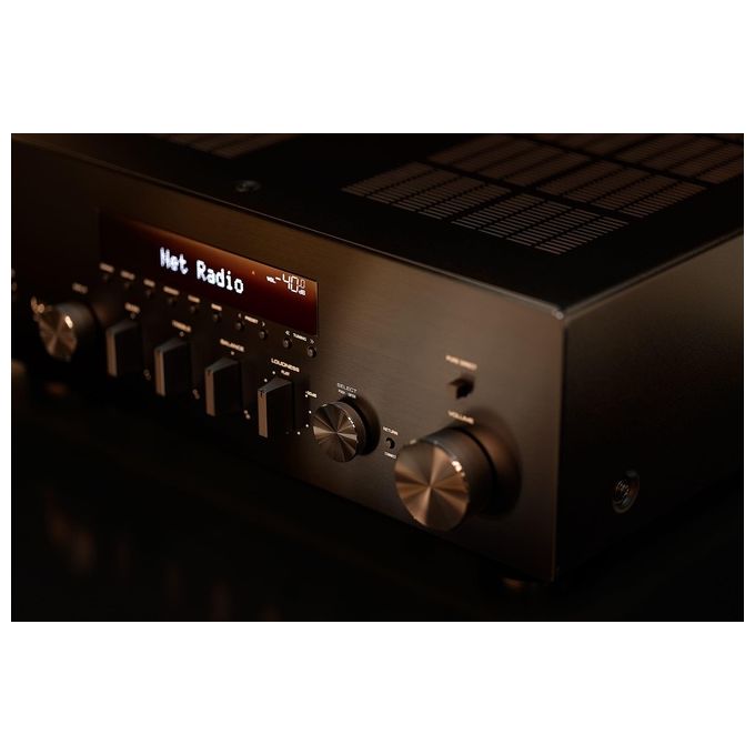 Yamaha R-N600A Sintoamplificatore di Rete Stereo MusicCast 80W Wi-Fi Bluetooth AirPlay DAB Phono colore Nero