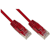 LINK cavo rete categoria 6 non schermato utp colore rosso halogenfree mt 3 slim