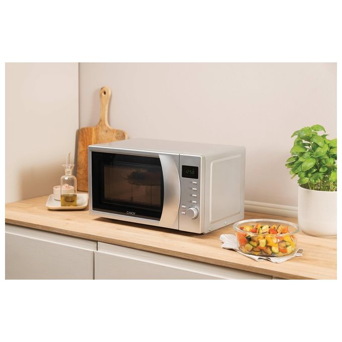 Candy CMG 2071 DS Forno a Microonde con Grill Capacita' 20 Litri Potenza 700 W Easy Touch Acciaio inossidabile