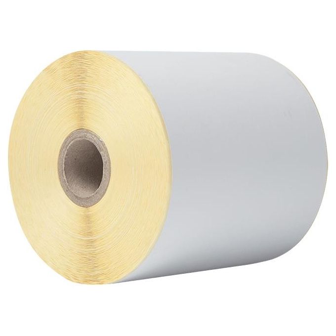 Brother W126163863 Rotolo di Etichette Termiche Diretta Continua 102 mm x 58 m colore Bianco