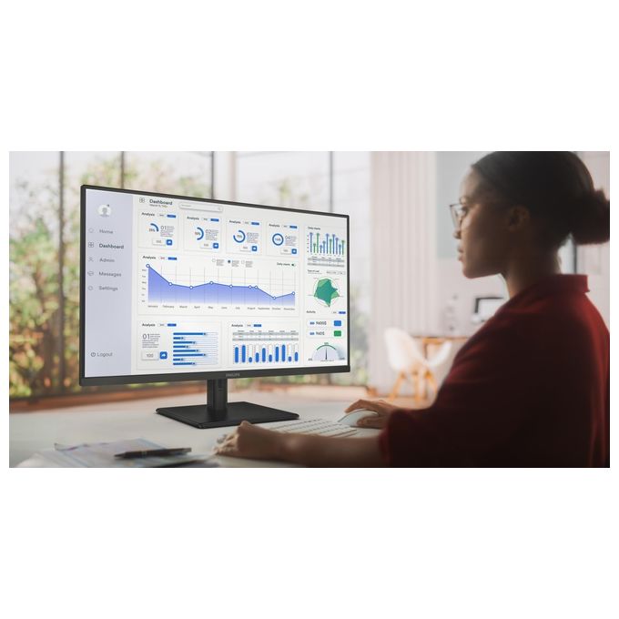 Philips 32E1N1800LA-00 Serie 1000 Monitor PC 31,5'' 4K Ultra HD VA LCD HDR10 300 cd-m² 4ms Altoparlanti colore Nero