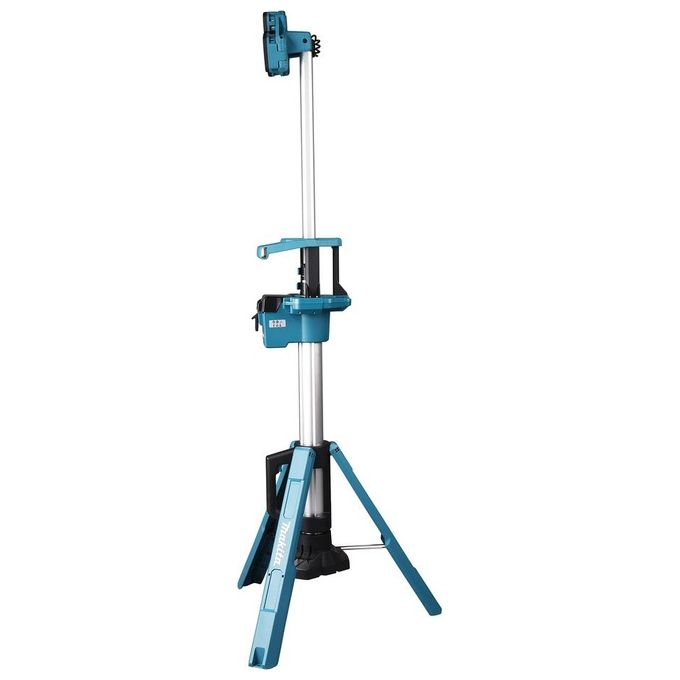 Makita DML814 Luce da Lavoro LED 3000 lm con Treppiede Regolabile colore Blu