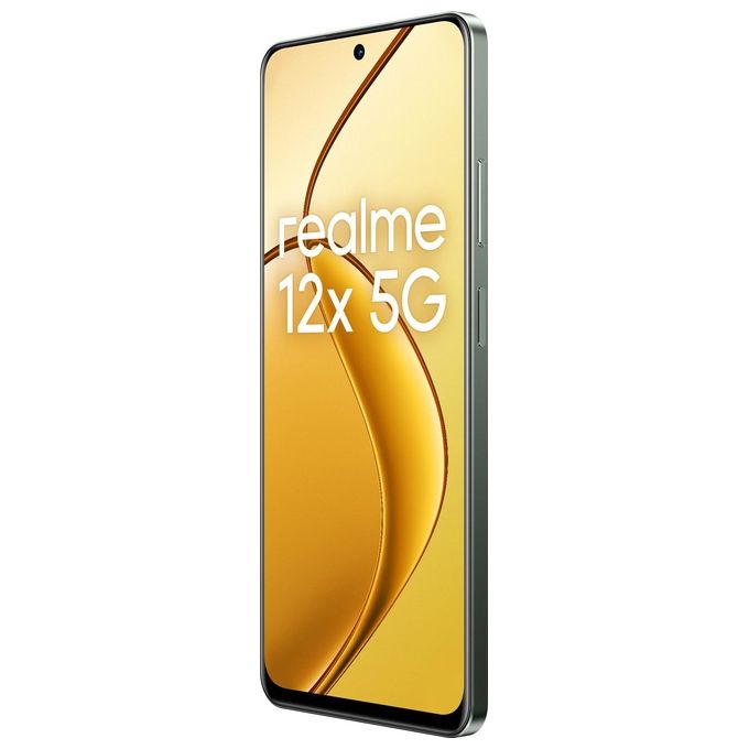 Realme RMX3997 12x Smartphone 5G 6 GB RAM 128 GB 6,67'' FHD+ 120 Hz Batteria 5000 mAh colore Glowing Black