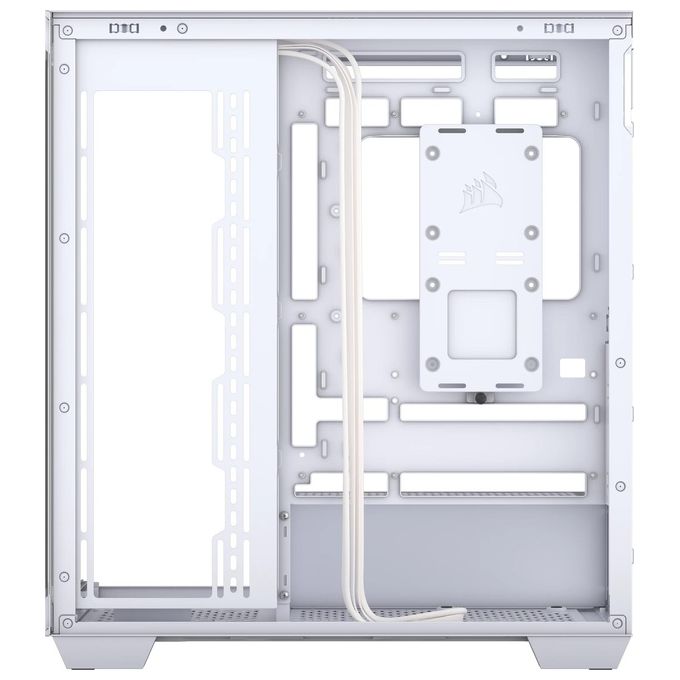 Corsair CC-9011277-WW 3500X Case per PC Mid-Tower Vetro Temperato Compatibile Schede Madri E-ATX ATX Micro-ATX Mini-ITX Supporto Fino a 10 Ventole e Radiatori 360 mm colore Bianco