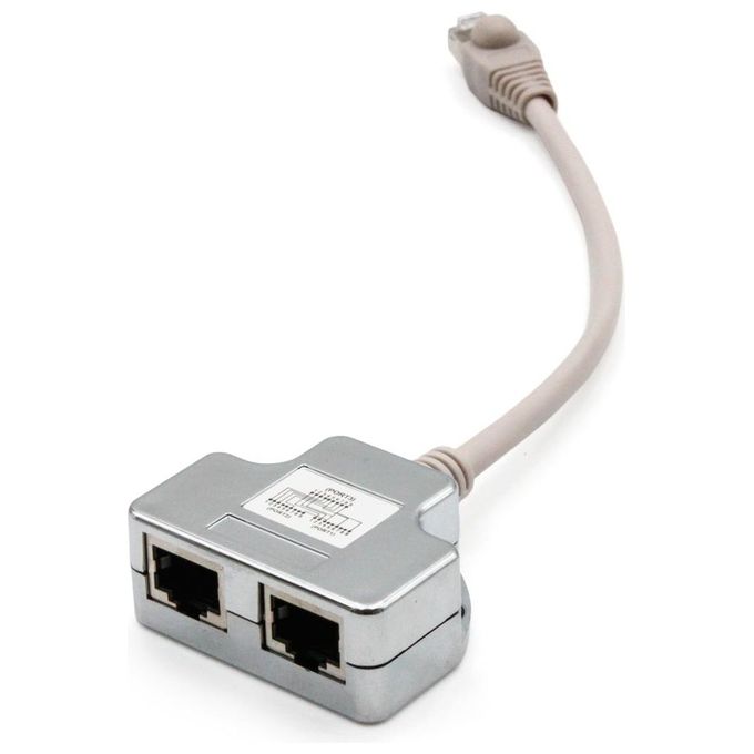 Digitus sdoppiatore schermato per cat. 5e per 2 linee rj45 (dn-93904)