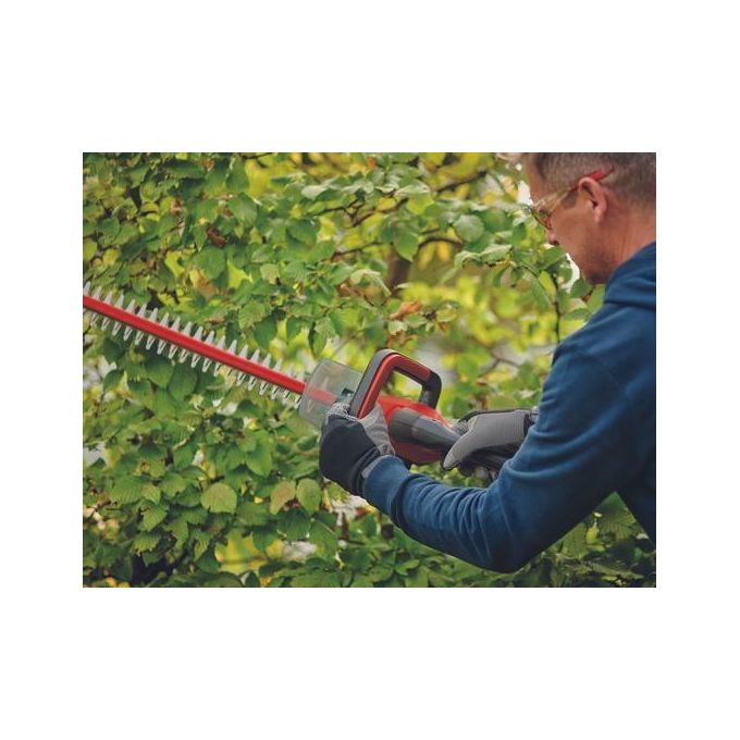 Einhell 3410940 GC-CH 18-40 Li Solo Tagliasiepi a batteria 18 V 40 cm lunghezza di taglio 13 mm spaziatura denti motore a spazzole colore Nero Rosso