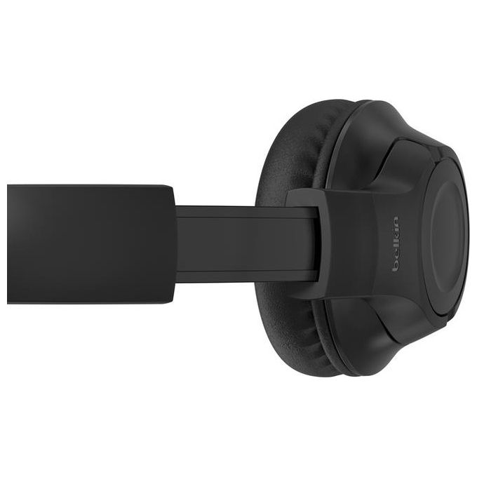 Belkin AUD006BTBLK SoundForm Inspire Cuffie Wireless On-Ear per Bambini con Microfono Bluetooth 5.2 35 Ore di Autonomia USB-C Nero colore Nero