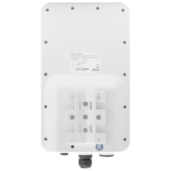 LevelOne WAB-8021 Access Point Wireless Outdoor AX3000 Dual Band Wi-Fi 6 PoE IP67 8 SSID 3000 Mbit-s colore Bianco