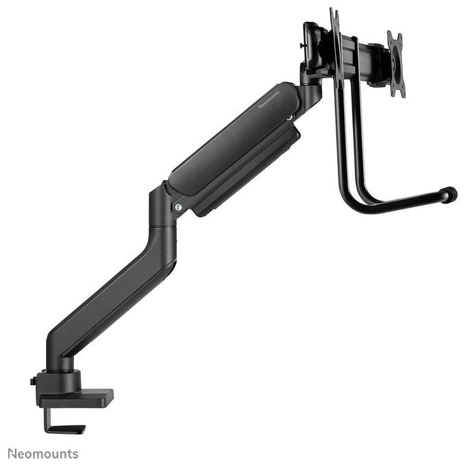 Neomounts DS75-450BL2 Braccio per Monitor 2 Schermi 17-32'' Regolabile Altezza Profondita' Rotazione 360° con Molla a Gas e Blocco 180° colore Nero