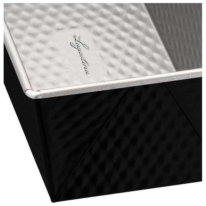 Lagostina 010151000004 Gustosa Stampo Plumcake Acciaio Antiaderente 25x11x8 cm senza PFOA colore Nero