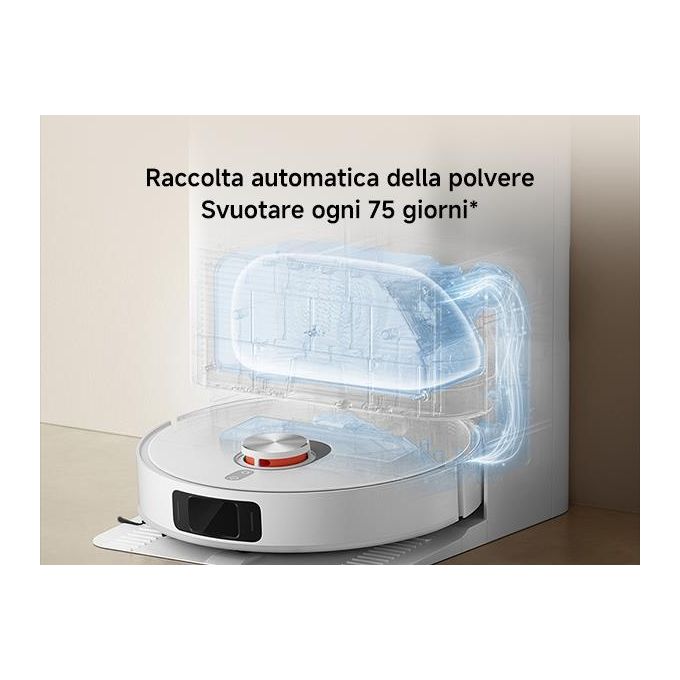 Xiaomi BHR8859EU X20 Pro Robot aspirapolvere LDS 2,5 L autonomia 160 min 7000 Pa Wi-Fi app lavapavimenti stazione All-in-one colore Bianco
