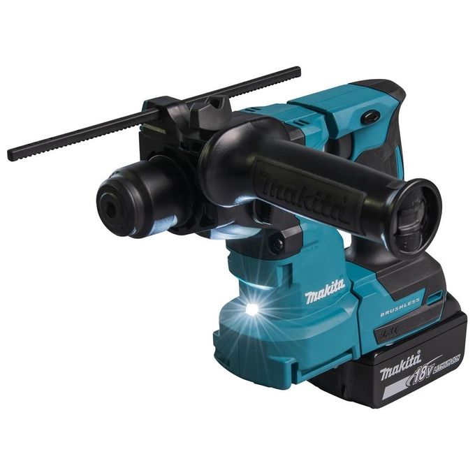 Makita DHR183RTWJ Martello Perforatore SDS-plus 18V Batteria 1,7 J Motore Senza Spazzole Luce Integrata Impugnatura Antivibrazioni colore Nero Verde