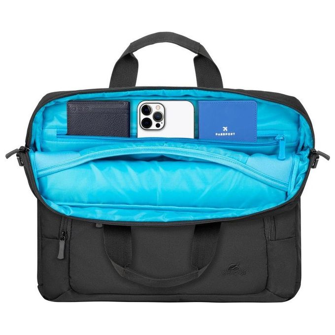 Rivacase 7521 Borsa per Laptop Alpendorf ECO Top-Loading per Schermi fino a 14'' colore Nero