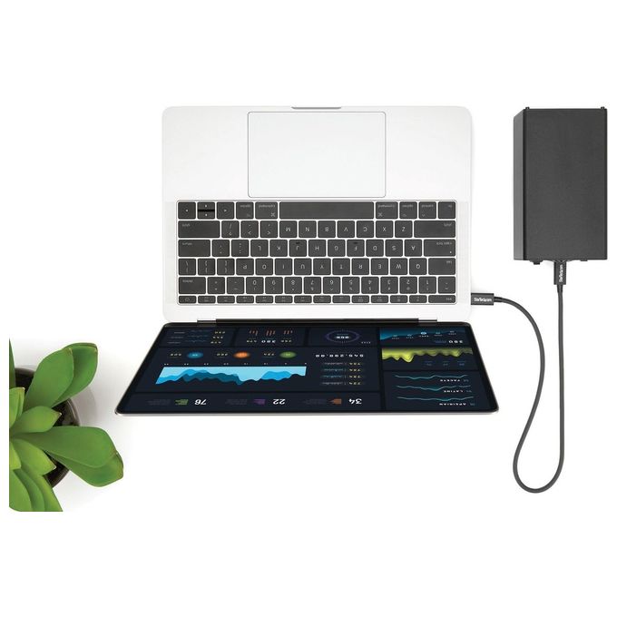 Startech cavo thunderbolt 3 usb-c ( 40gbps) da 0,5m - compatibile con thunderbolt e usb